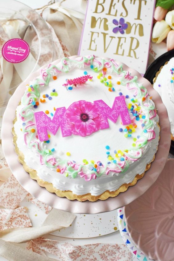 کیک تولد مادر زیبا و عاشقانه