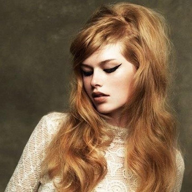 عکس رنگ موی عسلی نسکافه ای