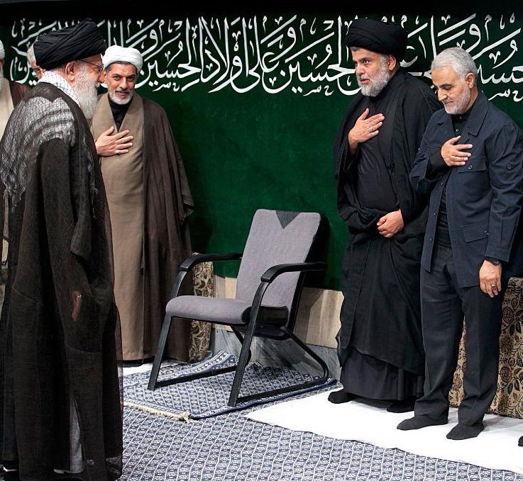 عکس امام خامنه ای با سردار سلیمانی