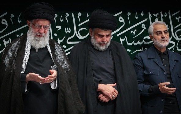 عکس امام خامنه ای با سردار سلیمانی