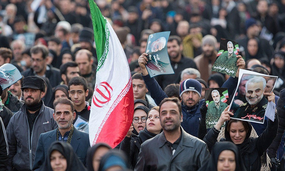تشییع سردار سلیمانی و همراهانش در تهران