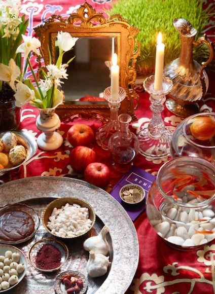 مدل سفره هفت سین مسی