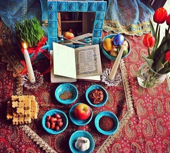 مدل سفره هفت سین سفال