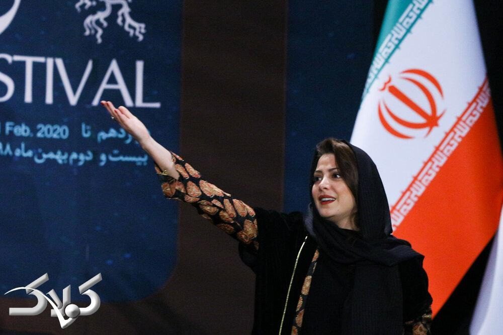 عکس طناز طباطبایی در اختتامیه جشنوراه فیلم فجر 98