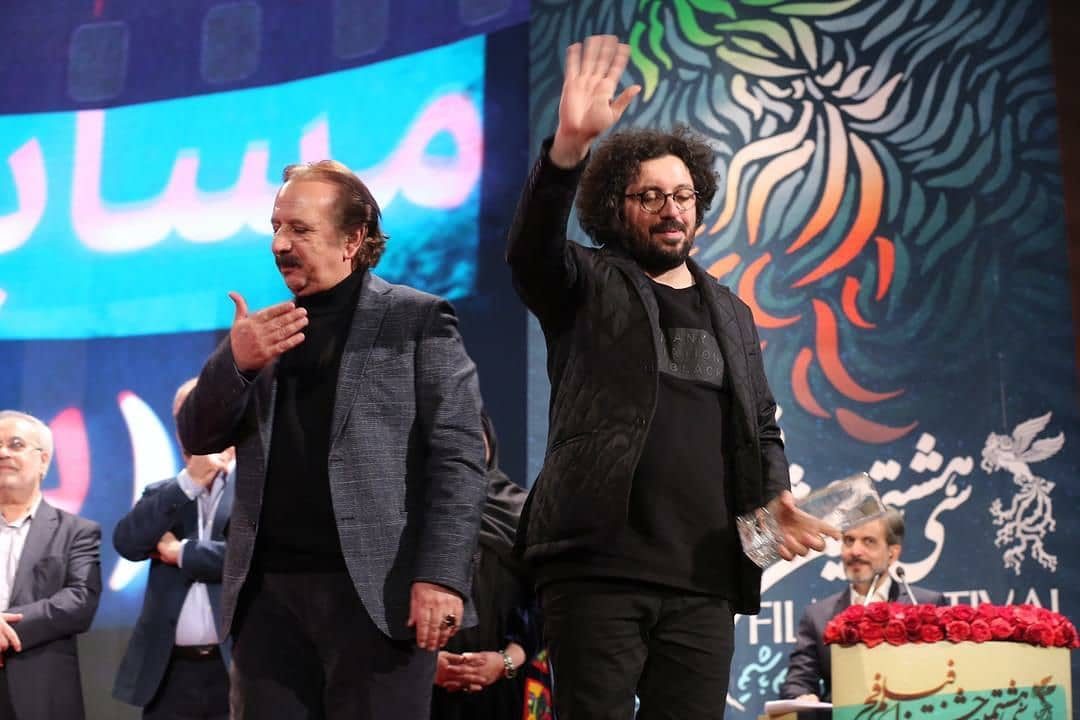 عکس مجید مجیدی در اختتامیه جشنوراه فیلم فجر 98
