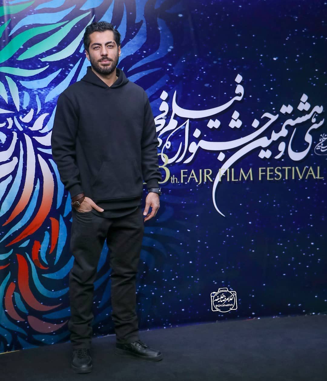 عکس نوید پور فرج در اختتامیه جشنوراه فیلم فجر 98