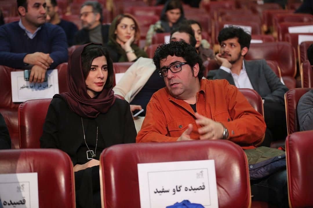 عکس نازنین احمدی در اختتامیه جشنوراه فیلم فجر 98
