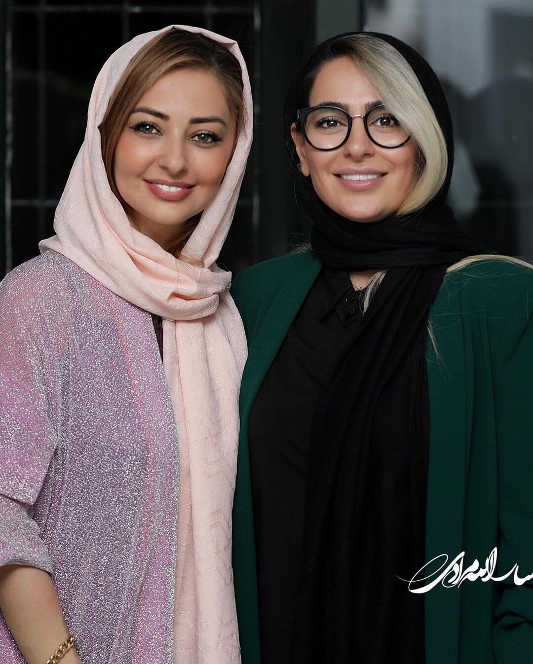 عکس زیبا نفیسه روشن با سمانه پاکدل