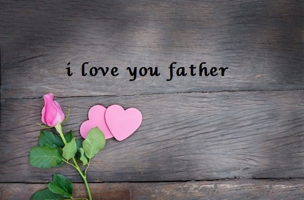 عکس نوشته love you father